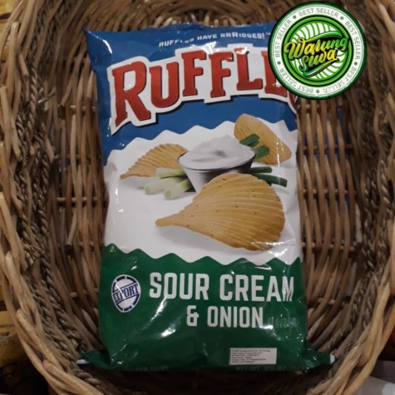 

Ruffles sour cream & onion 184.2 gram