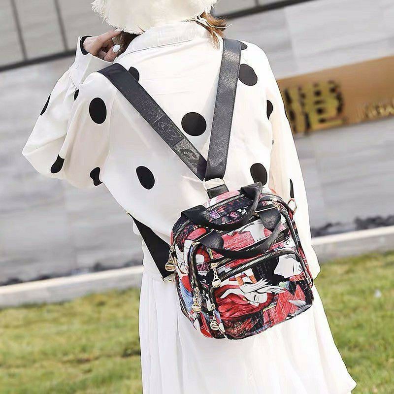 TAS Ori CHIBAO MOTIF 3in1 Bisa Ransel Selempang Jinjing CB1813 5sleting