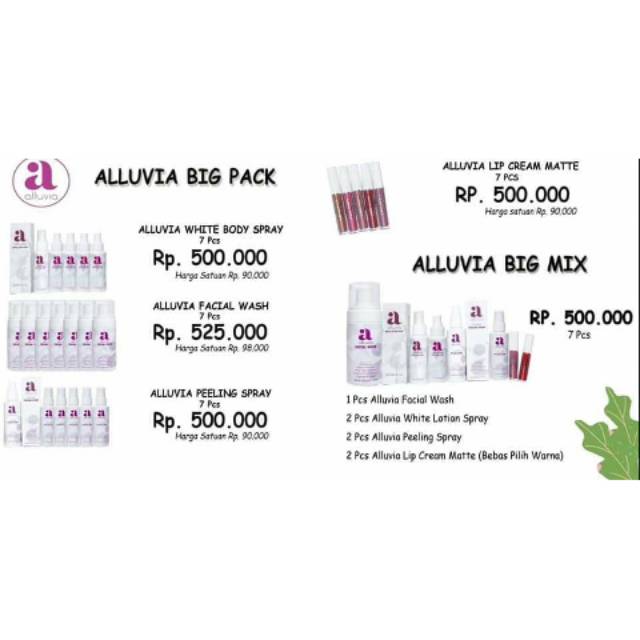 Paket big alluvia