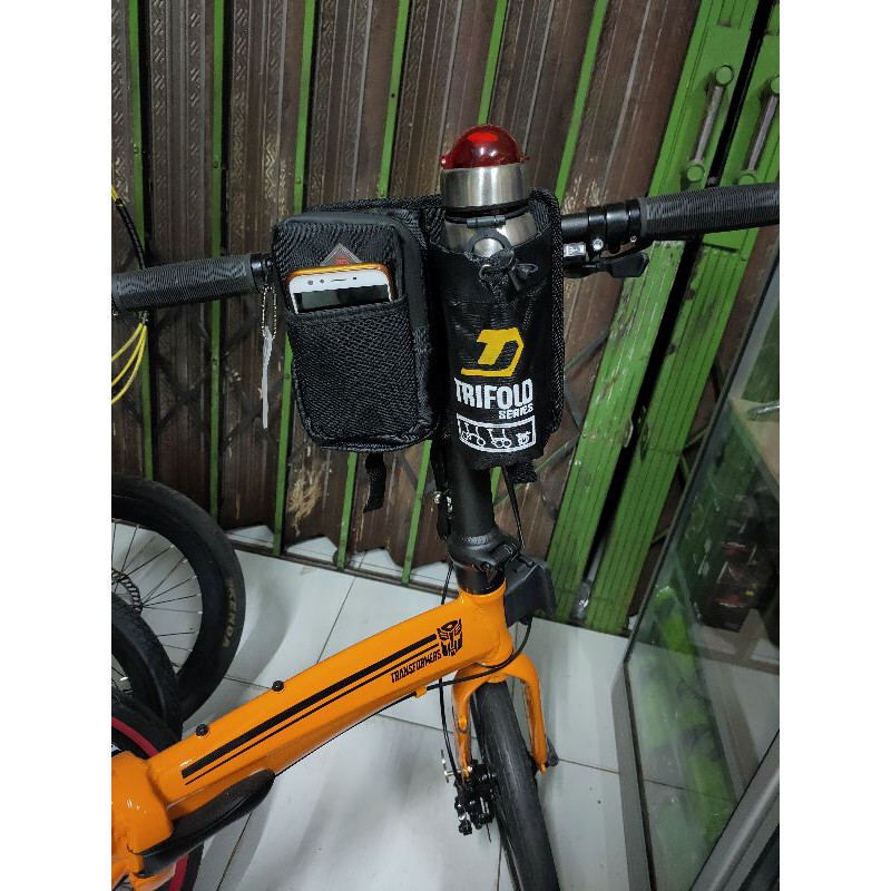 tas sepeda lipat tempat botol dan hp