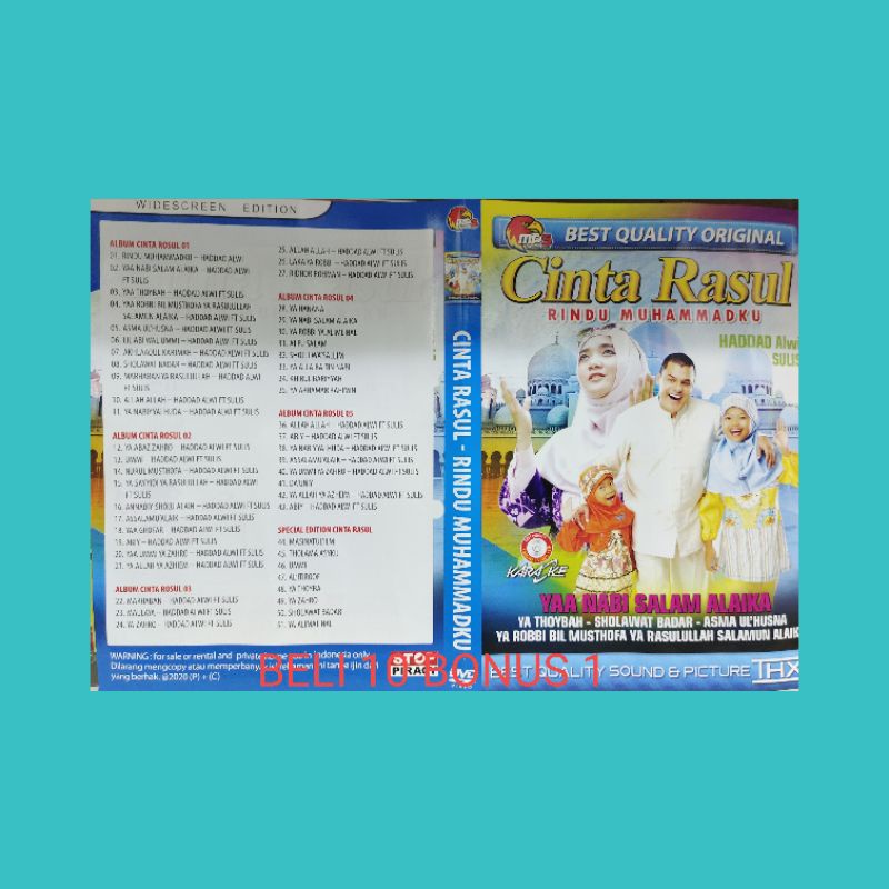 Kaset Lagu Islam  : Haddad Alwi / Sulis Cinta Rasul