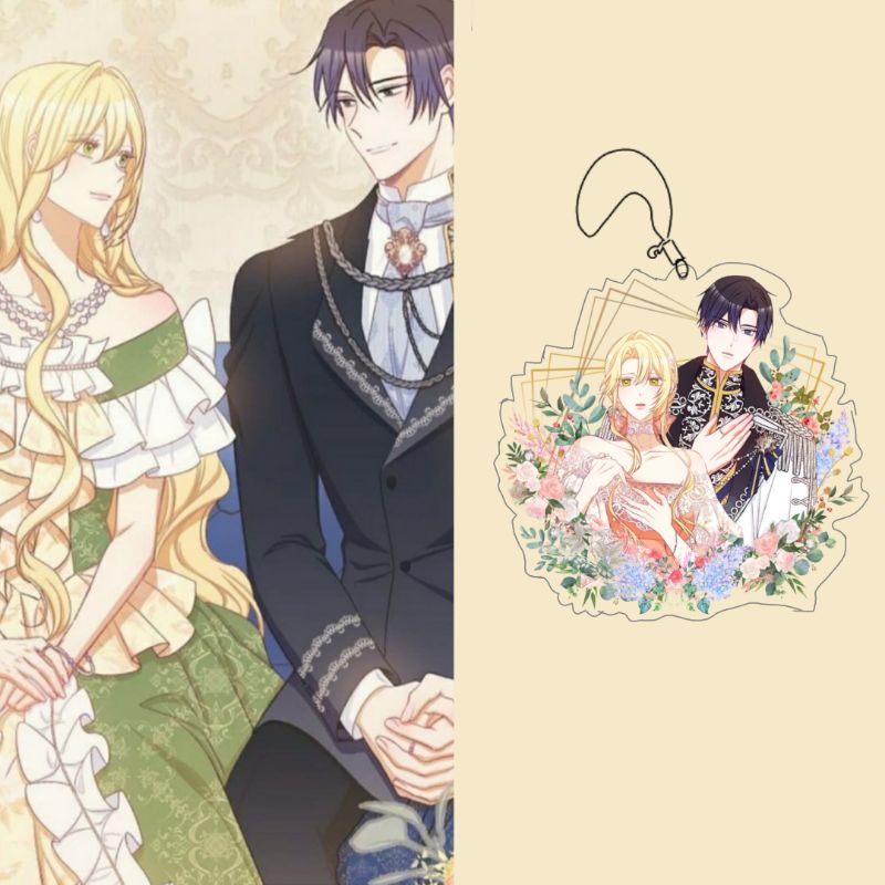 Kakaopage the villainess reverses hourglass Gantungan HP