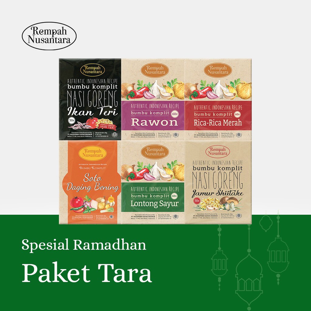 

Seriboe Rempah Nusantara Bumbu Komplit Paket Spesial Ramadhan-Tara