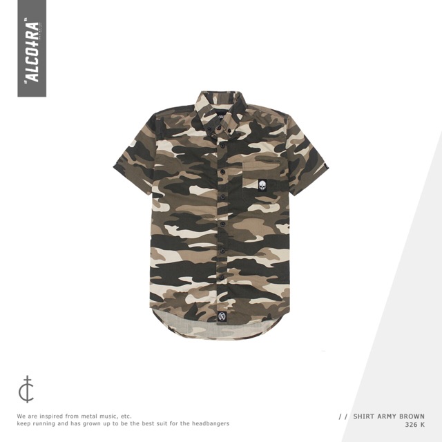 SHIRT ARMY BROWN