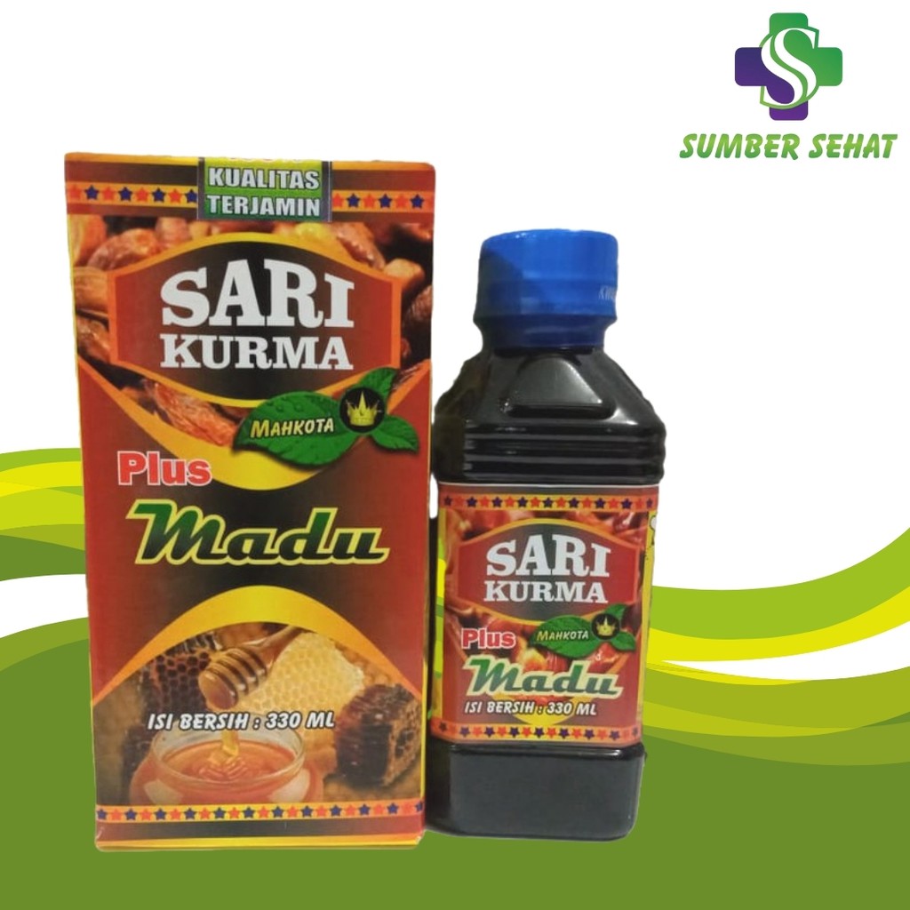 MAHKOTA SARI KURMA PLUS MADU 330 ML