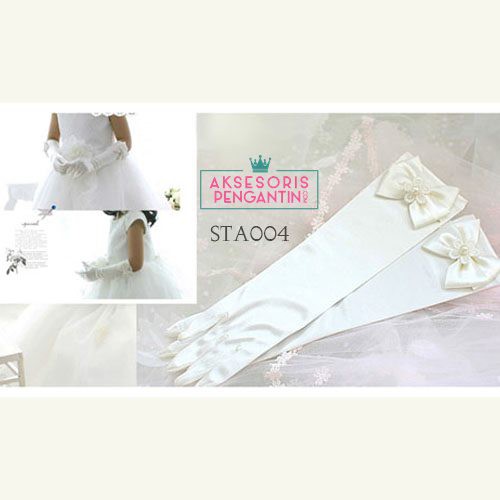 [SIAP KIRIM] AKSESORIS PENGANTIN WEDDING GLOVES SARUNG TANGAN ANAK STA004