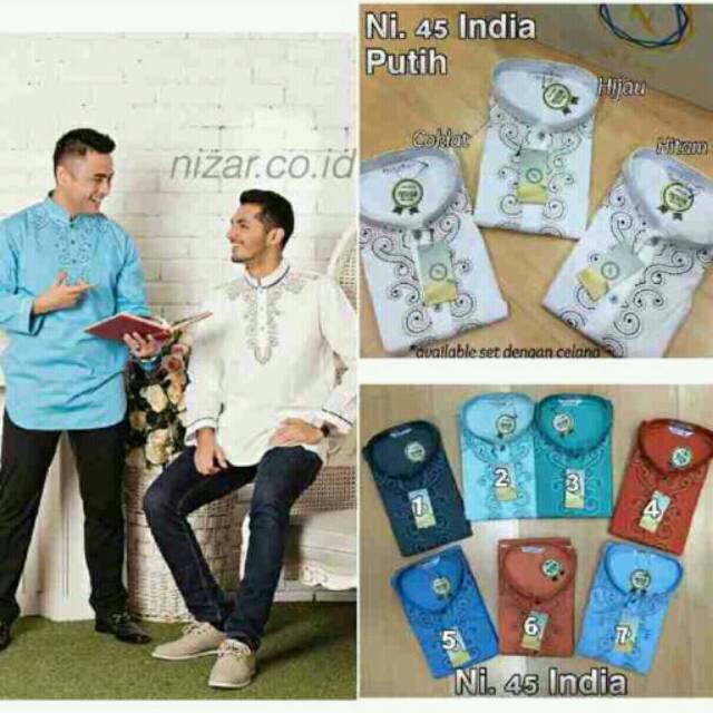Setelan Nizar Bordir India