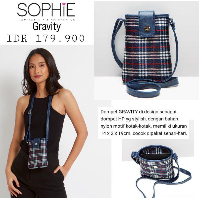 DOMPET GRAVITY SOPHIE MARTIN PARIS TAS HP WANITA SOPHIE TERBARU 2021 TAS HP KEKINIAN TAS HP ORI