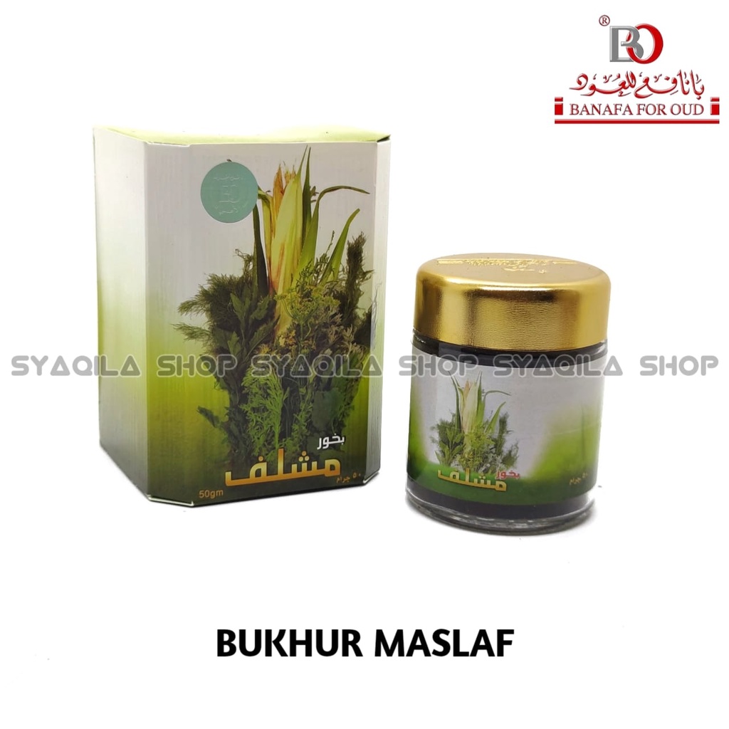 Bukhur Maslaf Buhur Banafa Muslaf Dupa Menyan Arab Aroma Bunga Soft Original Import Saudi