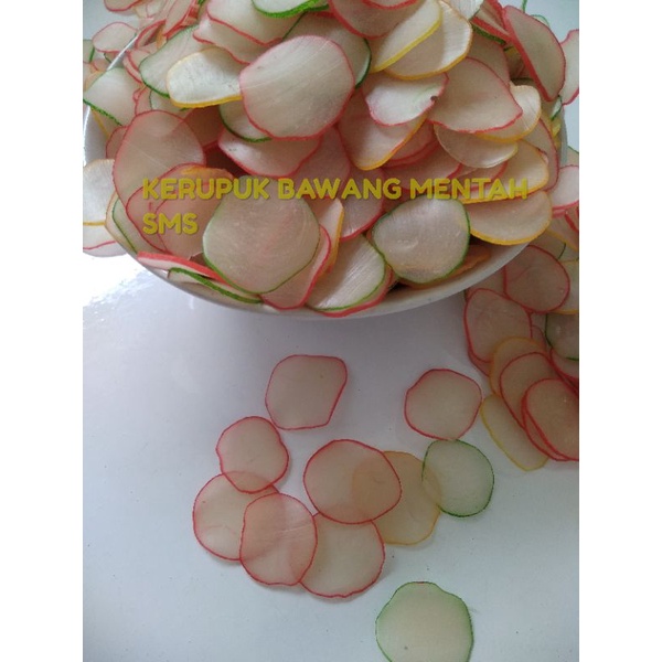 

Kerupuk Bawang warna warni || kerupuk seblak 1kg mentah