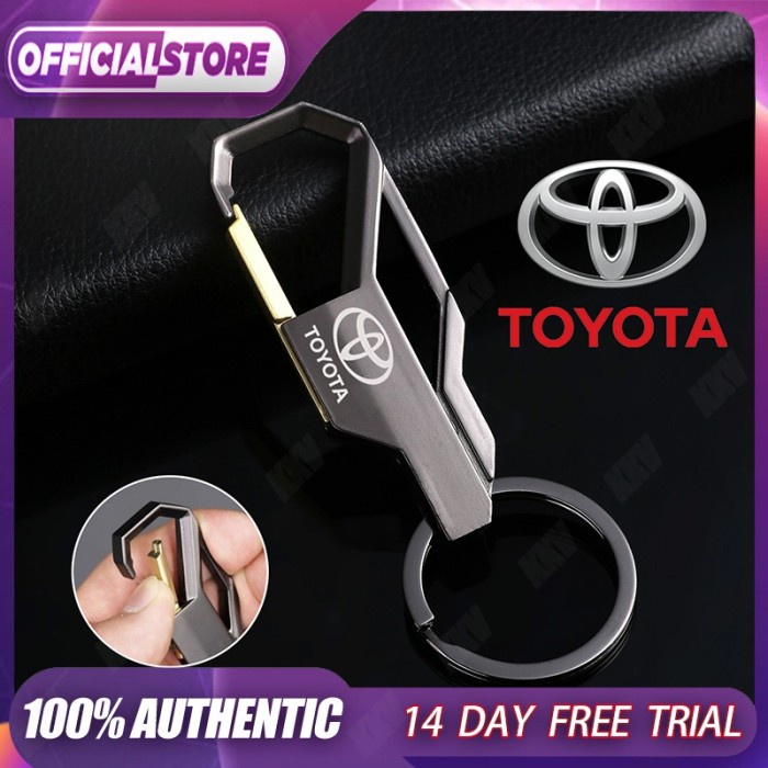 GANTUNGAN KUNCI MOBIL TOYOTA GANTUNGAN KUNCI MOBIL TOYOTA  LOGAM AGYA AVANZA RAIZE YARIS
