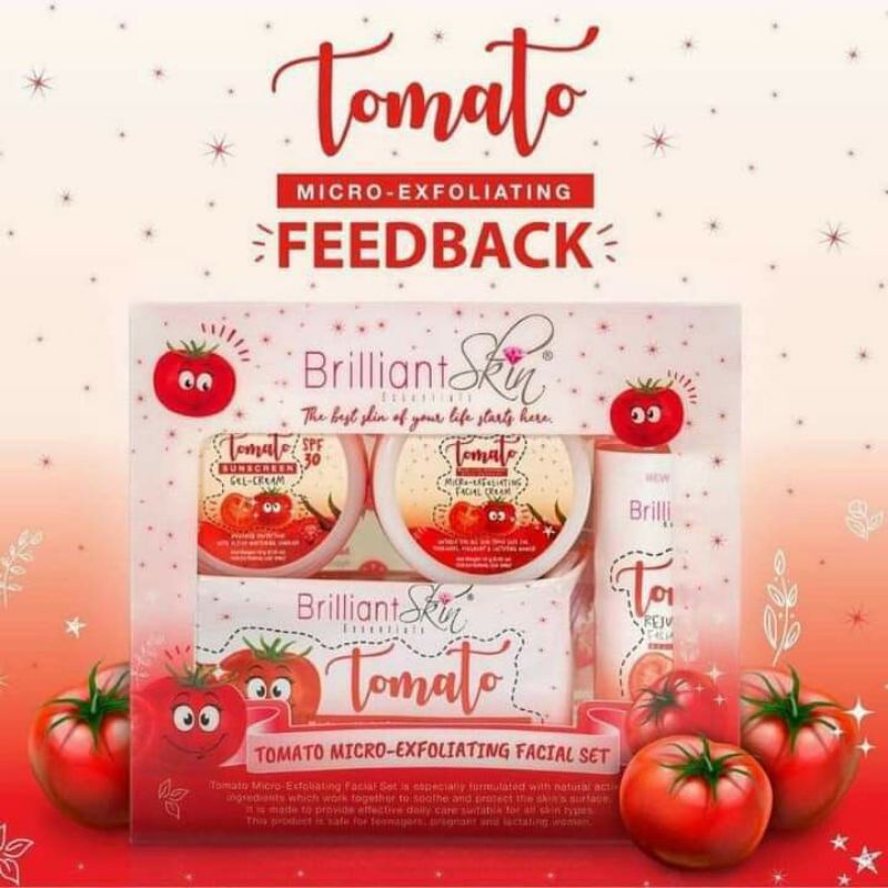 Tomato brilliant skincare