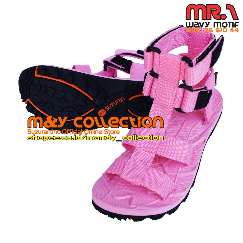SUZURAN Sandal High Land Pink