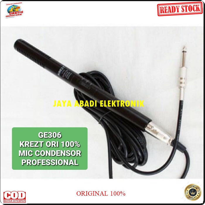 G306 KREZT ORIGINAL MIC KABEL KAMERA CAMERA CONDENSOR CONDENSER MIK CABLE MIKROPHONE MICROPHONE VOKAL VOCAL KARAOKE AUDIO MUSIK MUSIC SOUND DJ PANGGUNG STUDIO PIDATO CERAMAH ACARA MEETING KAMERA SUPER CARDIOID DYNAMIC PROFESIONAL PRO MICROPHONES LEGENDARY