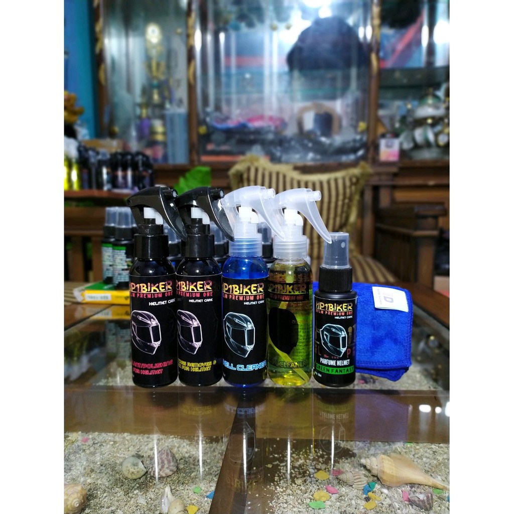 Helm Paket maintenance perawatan helm isi 6 arai nolan xlite hjc suomy shoei Best Quality