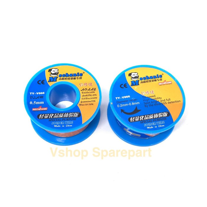 Timah Gulung Timah Solder Mechanic Soldering Wire Mechanic 0.5mm