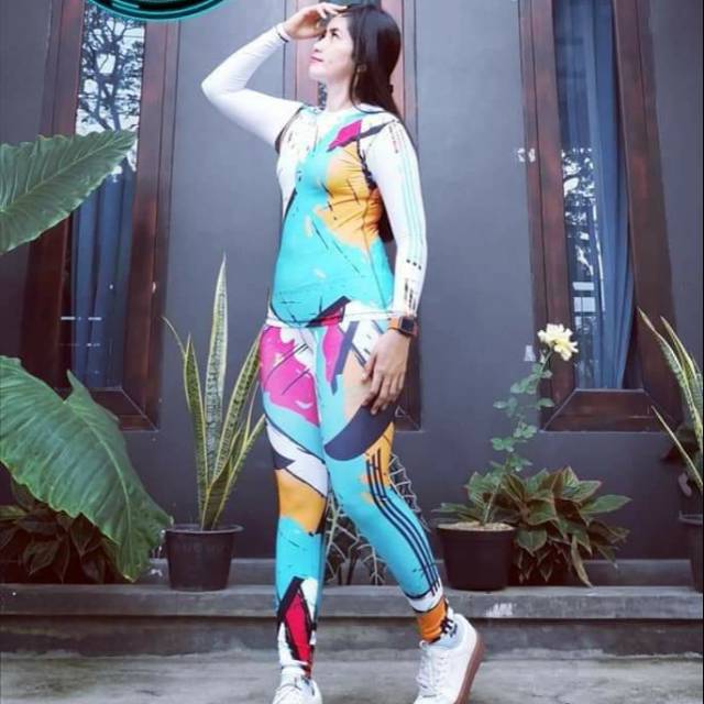 SETELAN BAJU SENAM SXB NECK SPORTY LONGSLEEVE AND LEGGING