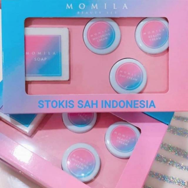 Cream Krim Skincare Kecantikan Wajah Wanita Momila Beauty Set Malaysia