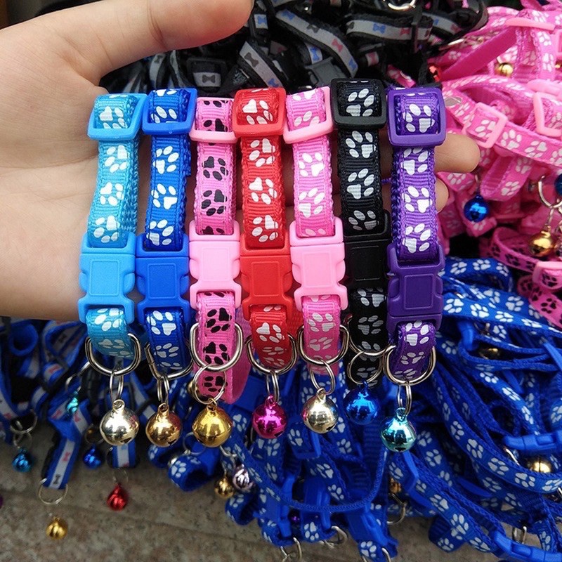 KALUNG TALI HEWAN LEHER COLLAR LONCENG KUCING DAN DOGGY ADJUSTABLE MURAH [SWEETSPACE]