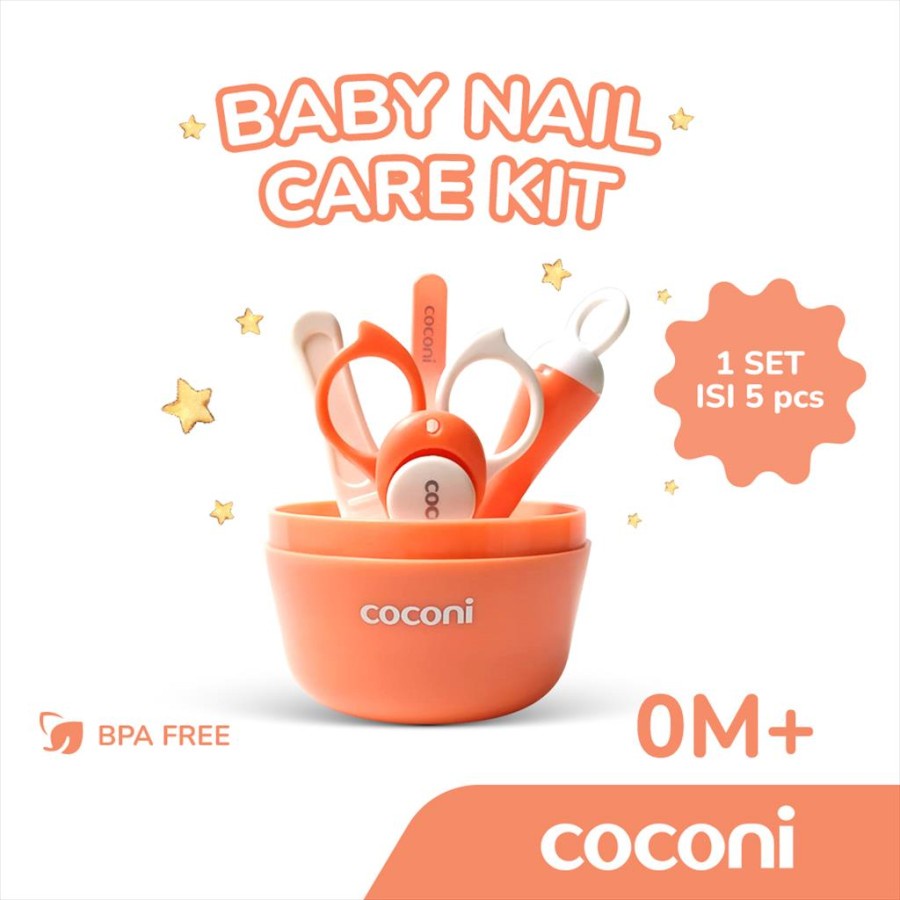 Coconi Baby Hygiene Care Kit 5in1 / Gunting Kuku Bayi Set