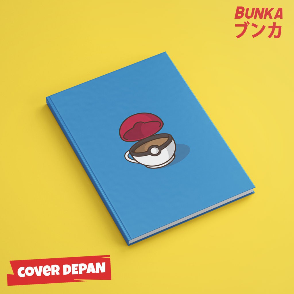 

Notebook Pokemon Ball Cup Hardcover A5 Buku Tulis Catatan Note Agenda Planner