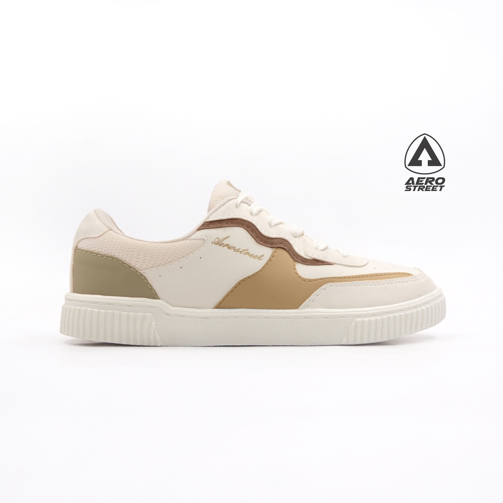 Aerostreet 37- 41 Grace Putih Mocca - Sepatu Sneakers Casual-6