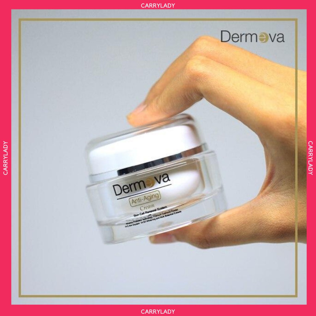 DERMEVA ANTI AGING FACIAL WASH &amp; CREAM DIJAMIN 100% ORIGINAL - DISTRIBUTOR RESMI