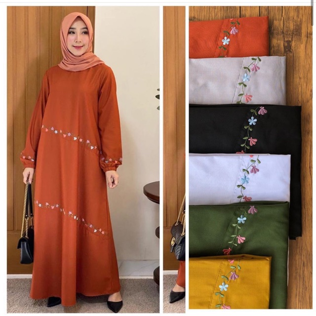 Gamis warna molek