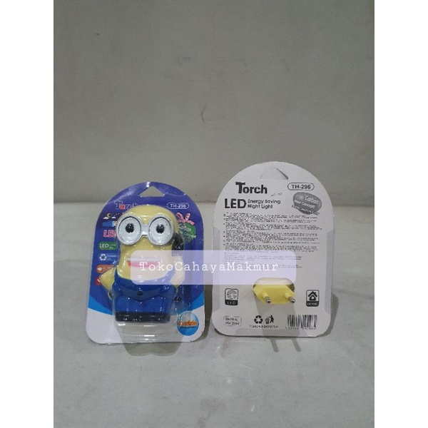 Lampu Tidur Karakter LED Minion Unik Lucu Mini / Lampu Tidur Anak