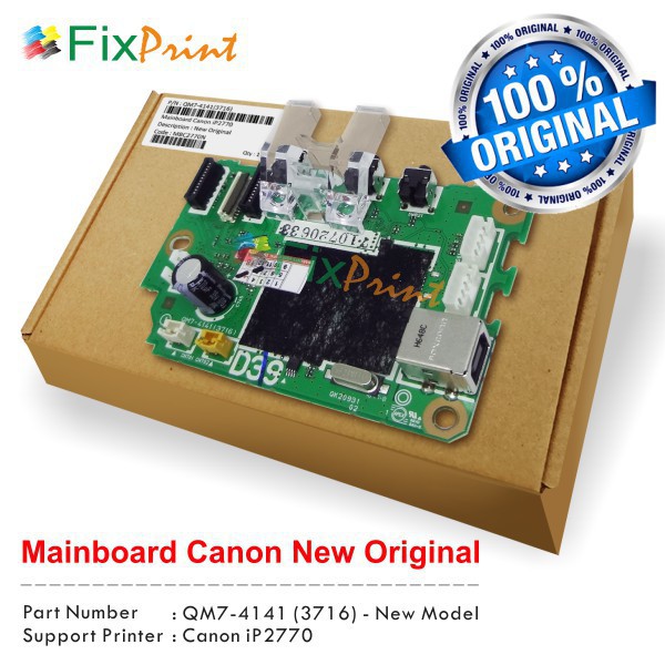 Mainboard Printer Canon iP2770 Board Motherboard Canon IP2770 IP 2770 IP-2770 New Original