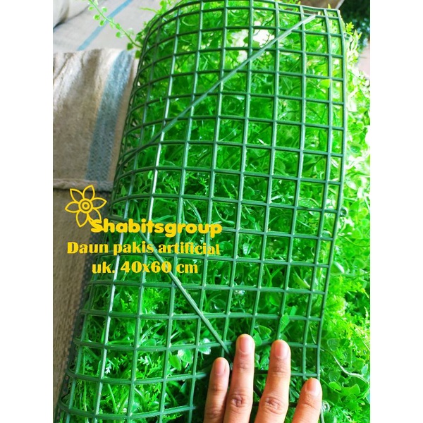 Tanaman hias dinding pakis / tanaman artificilal pakis vertical garden