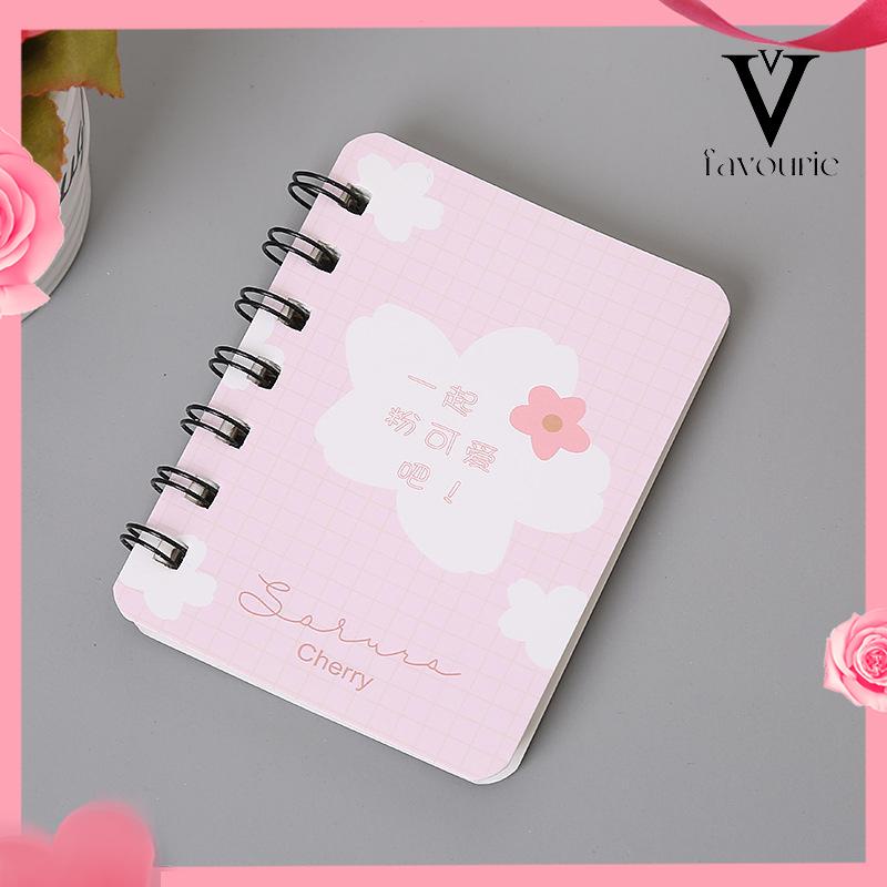 [COD]A7 Rollover Coil Buku Mahasiswa Saku Buku Kecil Mini Notebook Diary Portable Office Notepad-FA