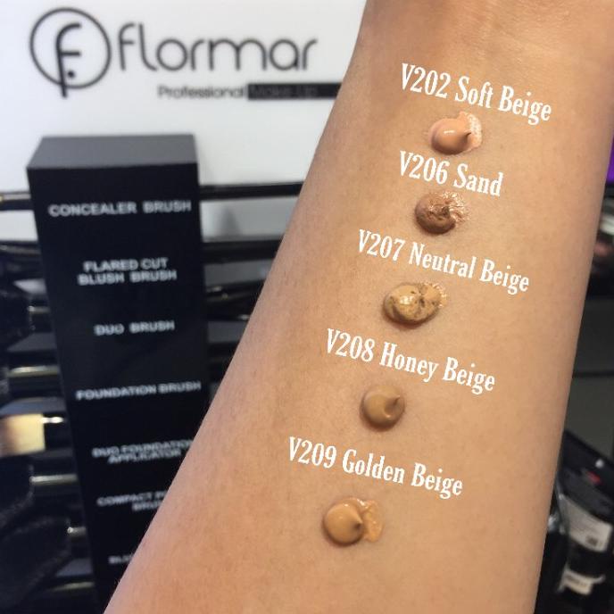 Flormar Mat Velvet Matifying Matte Poreless Oily Foundation Halal