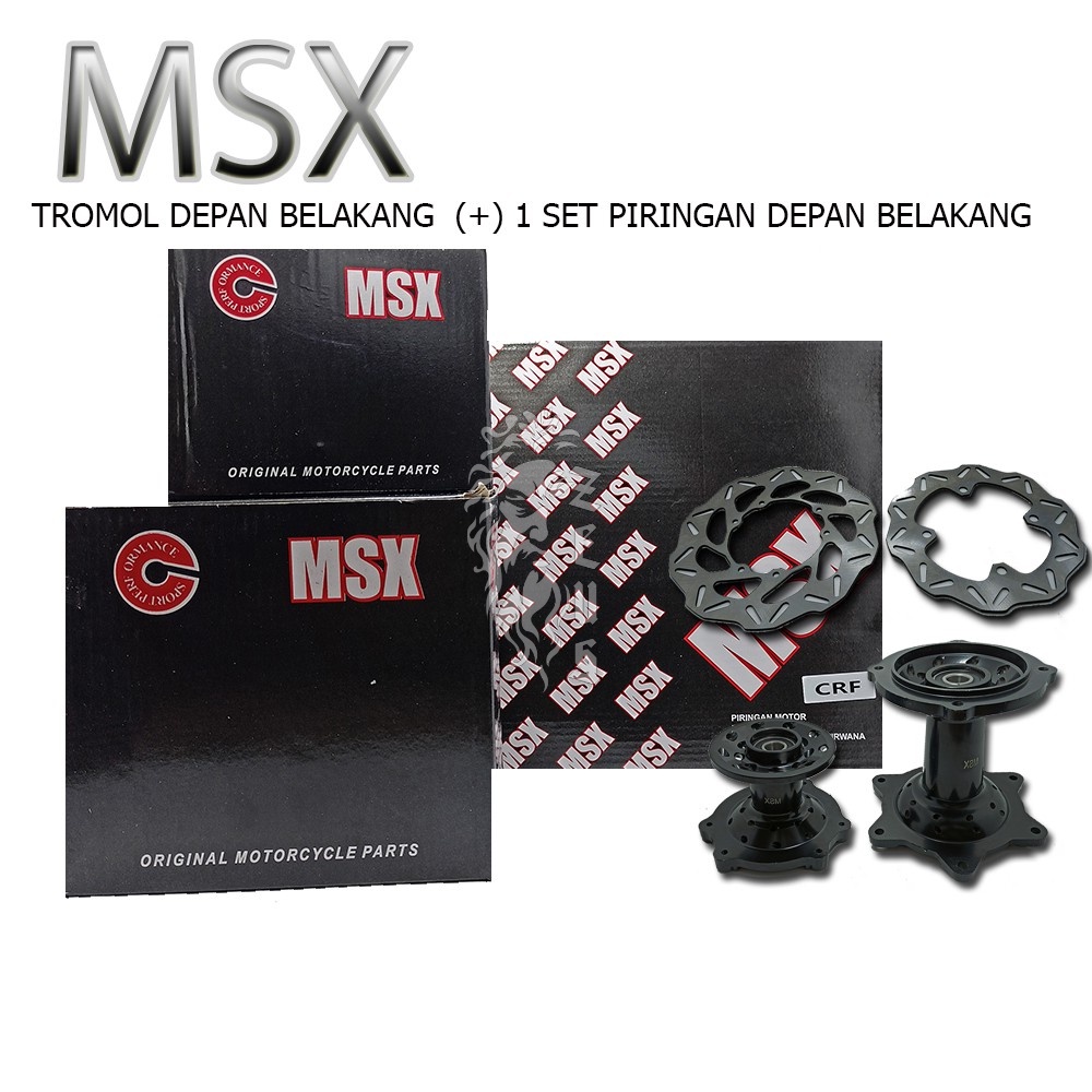 TROMOL SET CRF 150 PLUS PIRINGAN/TROMOL HONDA CRF 150 36 HOLE/TROMOL CRF SET MSX/TROMOL CROME CRF