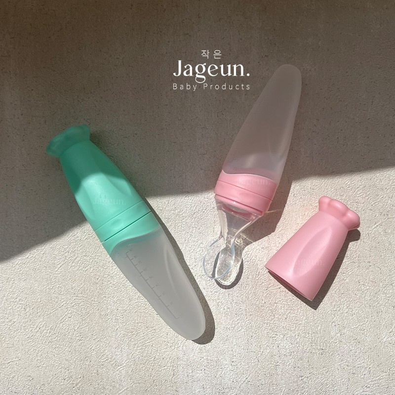JAGEUN Soft Bottle Baby Squeeze Feeder | Botol Sendok Makan MPASI bayi