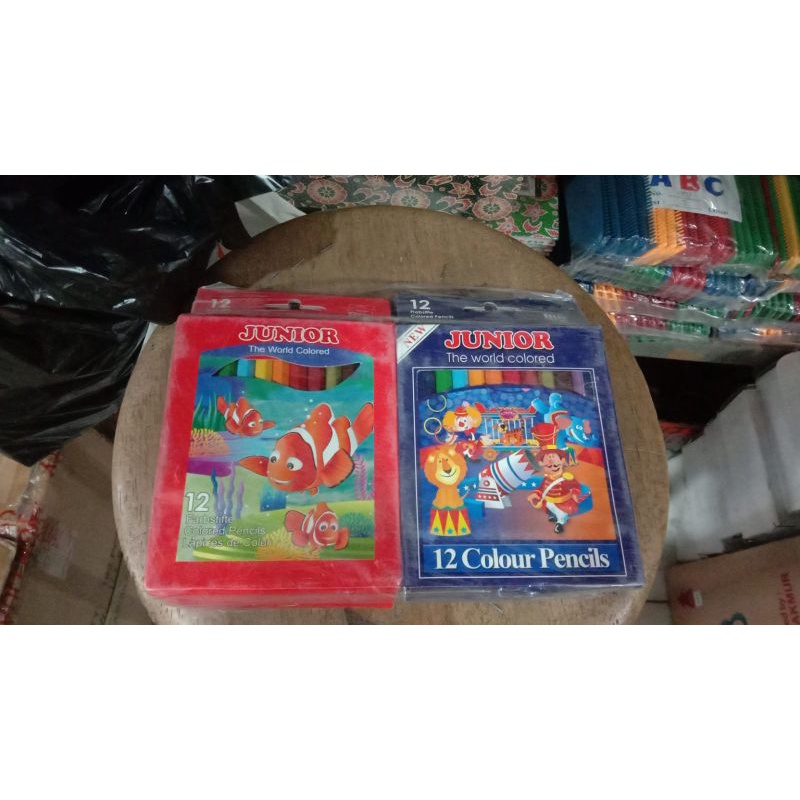

pensil warna junior isi 12 pak pensil pincil pencil isi 12 pak