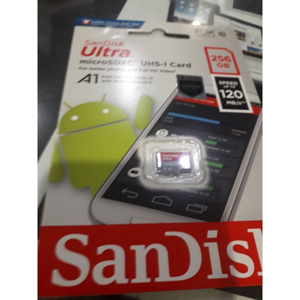 Sandisk MicroSd 256Gb Class 10  Ultra Original