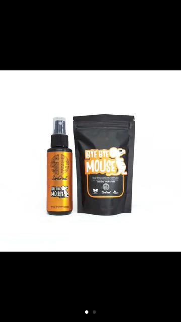 Paket Pengusir Tikus Bye Bye Mouse  Gel Dan Spray