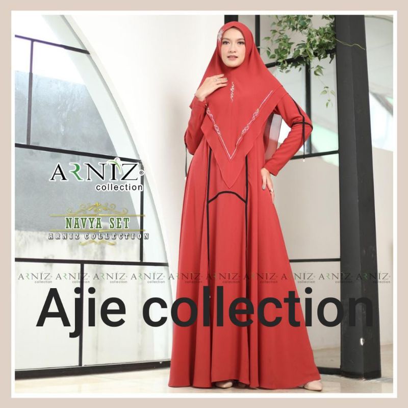 Navya Set (Dress & khimar) by Arniz collection