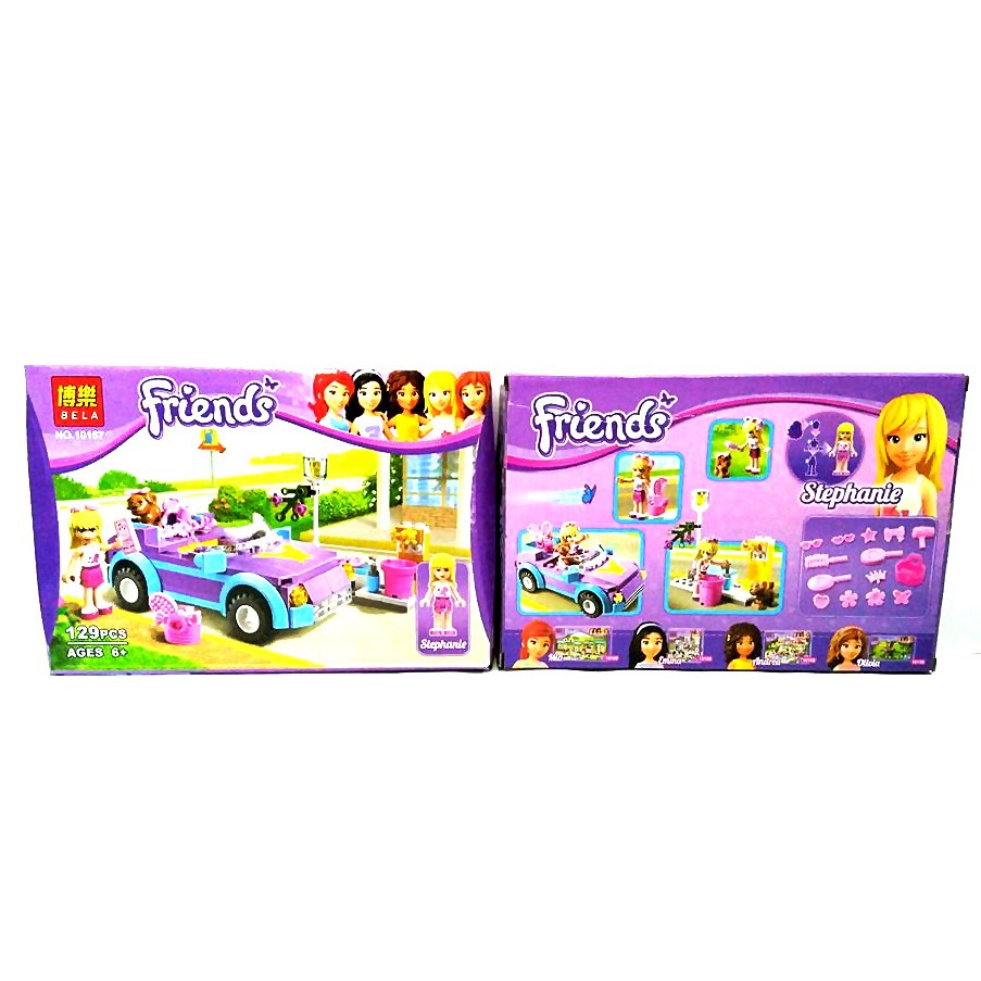Mainan Lego Bella & Friend Build Toys 129pcs