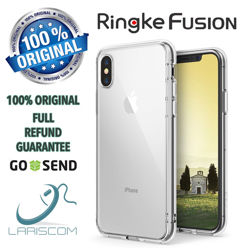 RINGKE FUSION IPHONE X CASE REARTH CLEAR - ORIGINAL