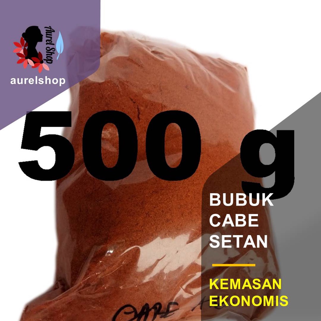 

500 gram Bubuk Cabe Super Pedas