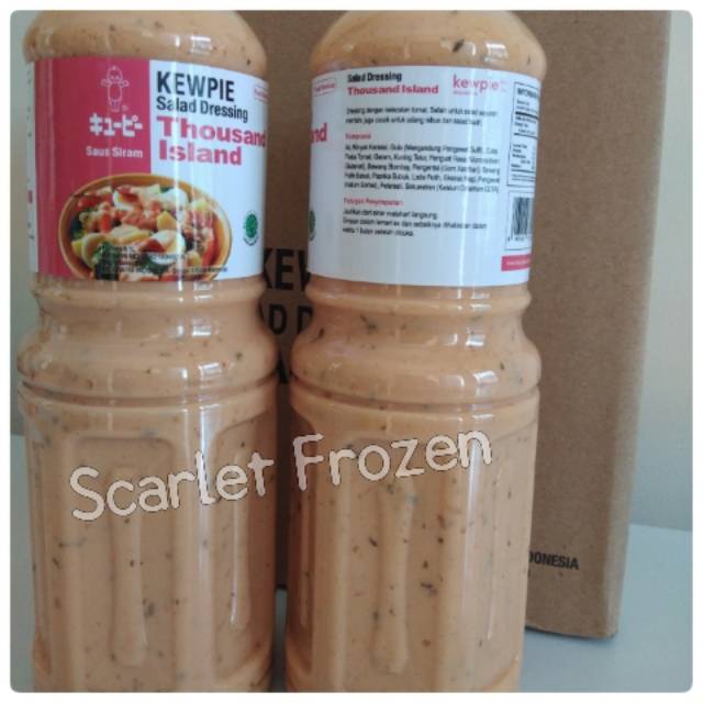 

KEWPIE MAYONNAISE | Mayonaise Salad Dressing Thousand Island 1 Liter