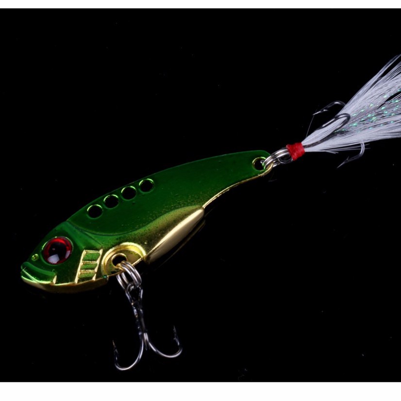 HENGJIA 4pcs/set VIB metal hard umpan pancing swimbait memancing peralatan fishing lure tackle