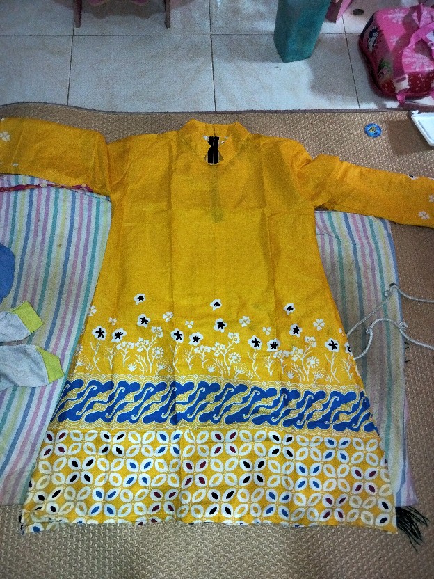 New Arrival Atasan Tunic Genes Jelita Navbor Yelbor Whitbor Creambor Tunik Batik Wanita
