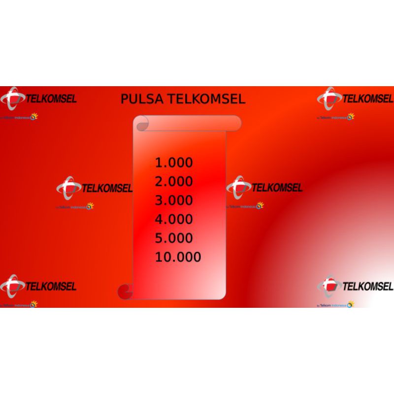 Pulsa Telkomsel dan Pulsa Transfer Telkomsel 1k-10k