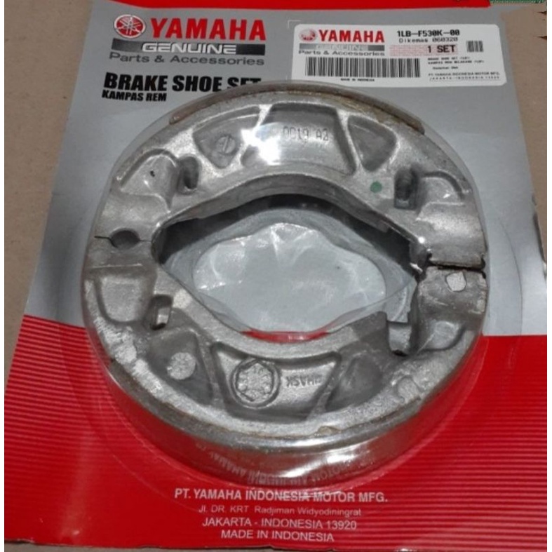 KAMPAS REM BELAKANG XEON RC XEON GT 125 AEROX 125 MIO M3 MIO S MIO Z MIO J ASLI ORI YAMAHA 1LB F530K 00