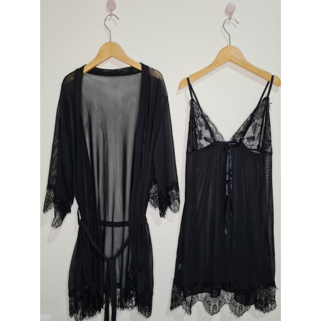 LINGERIE SEXY LACE BAJU TIDUR SEKSI GAUN MALAM SEKSI
