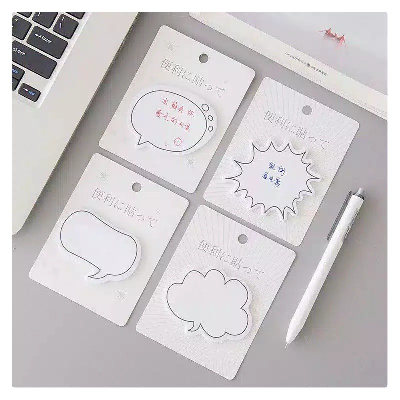 

30 LEMBAR STICKY NOTES TEMA PERCAKAPAN DIALOG BULLET JURNAL DIY NOTE MEMO DIARY LUCU MURAH