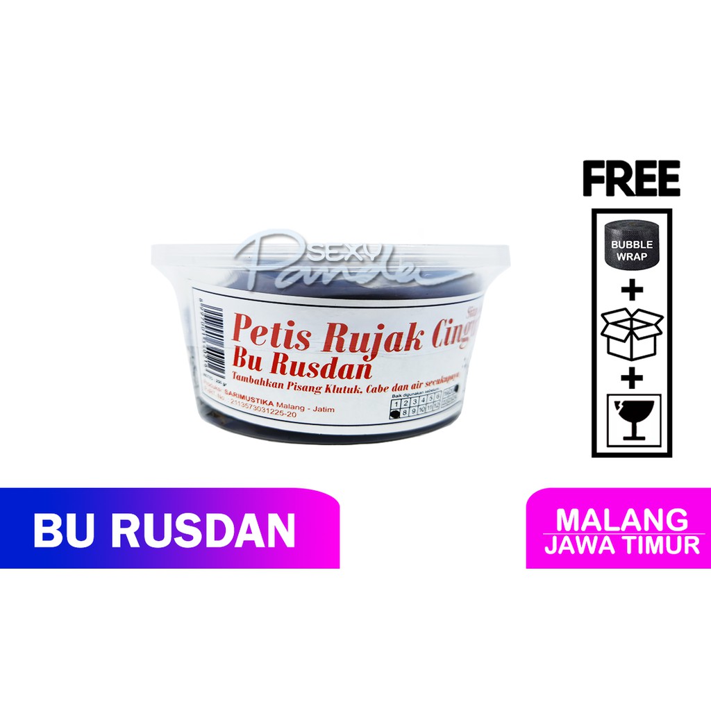 

Petis Rujak Cingur BU RUSDAN 250 gram Siap Saji